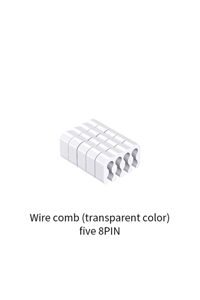 Choice 8px5-White Teucer Cable Comb Computer Power Supply Module Cable Comb Motherboard 24PIN Cable Organiz
