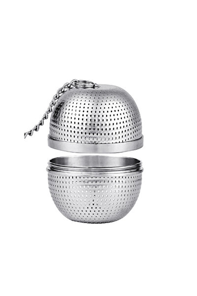 Choice مصفاة شاي كروية من الفولاذ المقاوم للصدأ، مصفاة شاي شبكية فائقة الدقة للشاي السائب، مصفاة شاي معدنية