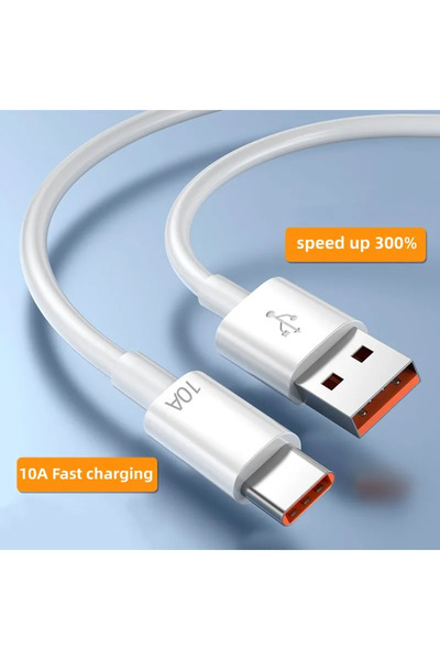 Choice 0.25m 10A Type C White Universal 120W 10A USB Fast Charging Data Cable for iPhone Type C Mobile P
