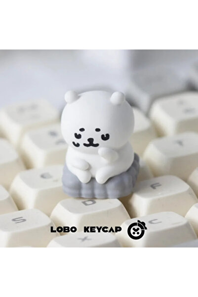 Choice cry 1key Manga Joke Bear Theme Keycap Cute Resin Peripherals Art Keycaps Anime PC Game for Mechanica