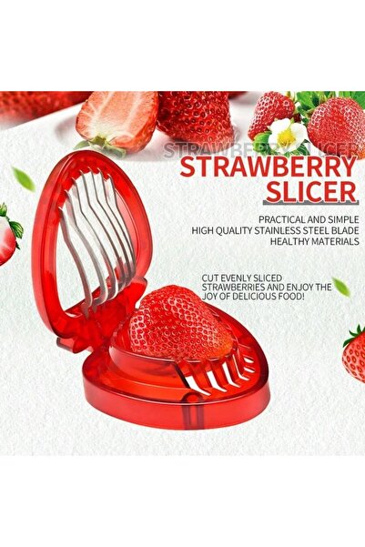 Choice شرائح الفراولة، قطاعة الفراولة من الفولاذ المقاوم للصدأ، قطاعة الفاكهة...