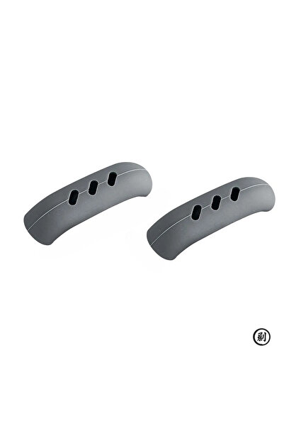 Choice رمادي قطعتين YS00050--قطعتين من السيليكون لحمل الأواني، قفازات مقاومة ...