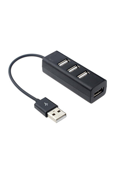 Choice black Mini 4 Port USB Splitter Adapter High Speed Hub USB 2.0 Splitter Converter All-in-One PC Compu