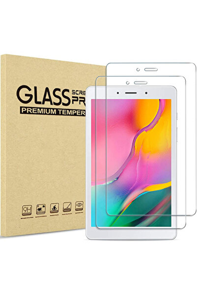 Choice قطعتان من الزجاج المقوى 9H لجهاز Tab A 8.0'' 2019 SM-T290 SM-T295 شفاف...