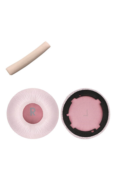 Choice وسادات أذن بديلة وردية اللون من الجلد الناعم والرغوة لـ JBL Tune 600 و T450 و T450BT و T500BT و JR300BT و 70