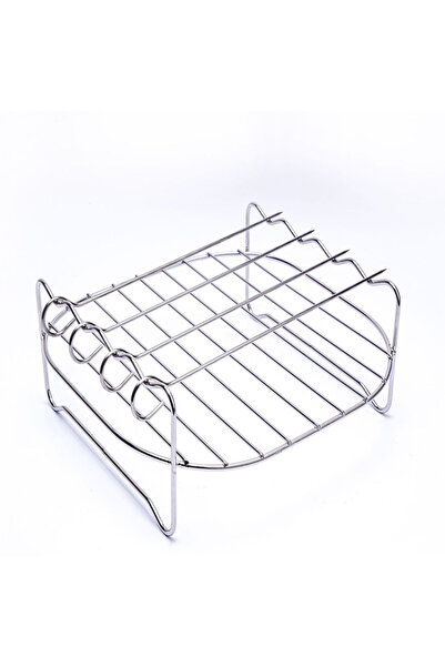 Choice مجموعة رفوف مقلاة هوائية سوداء مكونة من 5 قطع من الفولاذ المقاوم للصدأ...