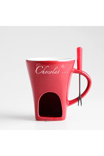 Choice <200 مل أواني فوندو حمراء طقم أكواب فوندو شخصية صغيرة الحجم لتحضير فوندو الجبن والآيس كريم والشوكولاتة