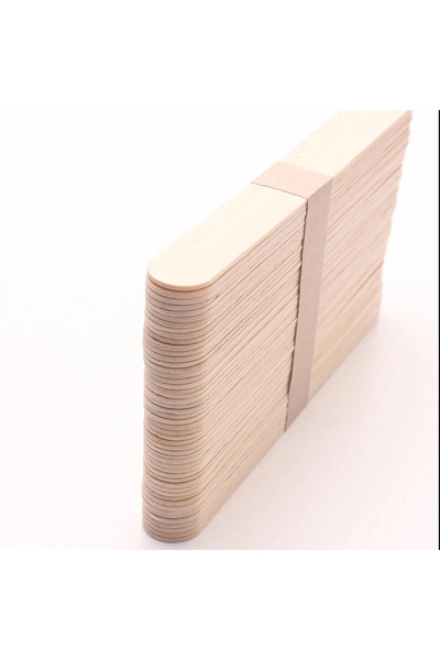 Choice 2mm 50pcs Bview Art 50pcs Popsicle Sticks Disposable DIY Model Handmade Wooden Sticks Material Woode
