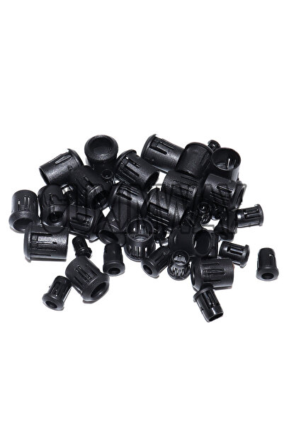 Choice3 50 قطعة من البلاستيك الأسود، 3 مم، حامل ثنائي LED للمصابيح 3 مم و5 مم...