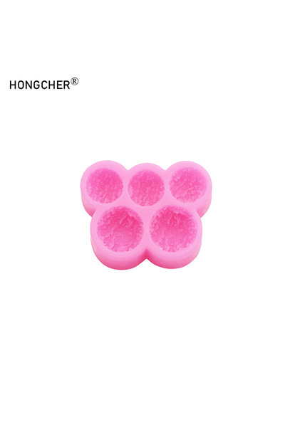 Choice قالب سيليكون وردي لنصف كرات الآيس كريم المزيفة، جراب هاتف، دبوس شعر، إ...