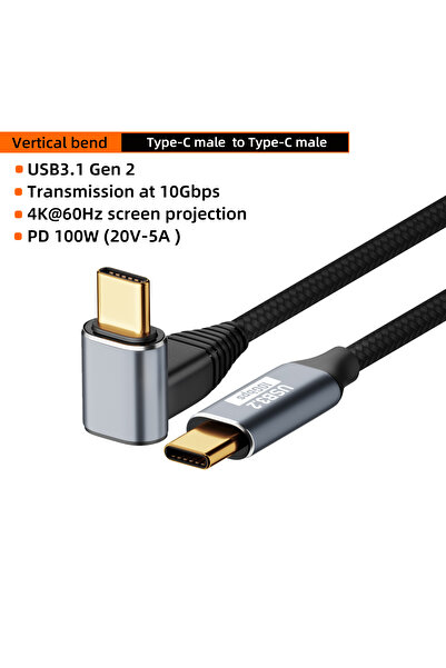 Choice 0.5m 100W CG-CG LT 5A PD 100W USB C 3.1 Gen2 10Gbps Extension Cable Type C to C QC4.0 3.0 Fast Char