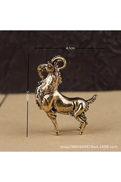 Choice Light Grey Brass Retro Beard Haughty Antelope Metal Creative Handicraf...
