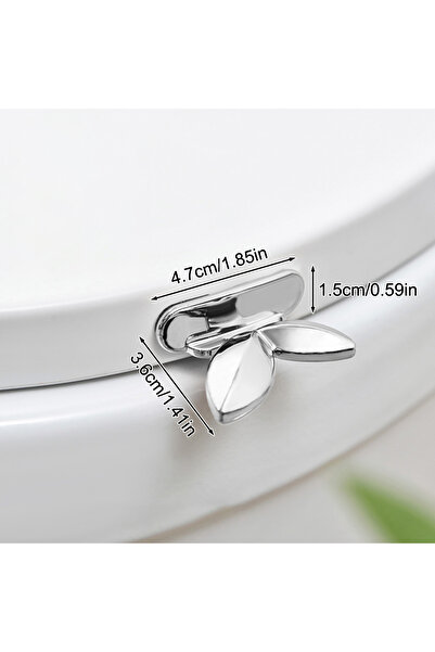 Choice1 رافعة غطاء المرحاض الفضية 2، للمنزل والمكتب والفندق، رافعة غطاء المرح...