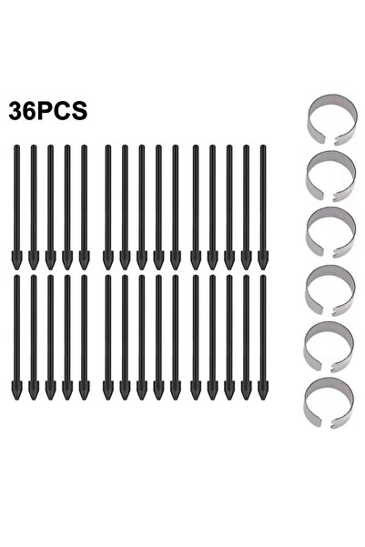 Choice مجموعة من 6 رؤوس قلم اللمس باللون الأسود لأقلام S Pens ورؤوس أقلام بدي...