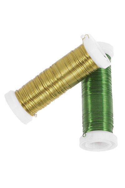 Choice 3000 × 0.1 سم، ألوان متنوعة، 2 لفافة من أعواد سلكية ملفوفة بسيقان زهور...