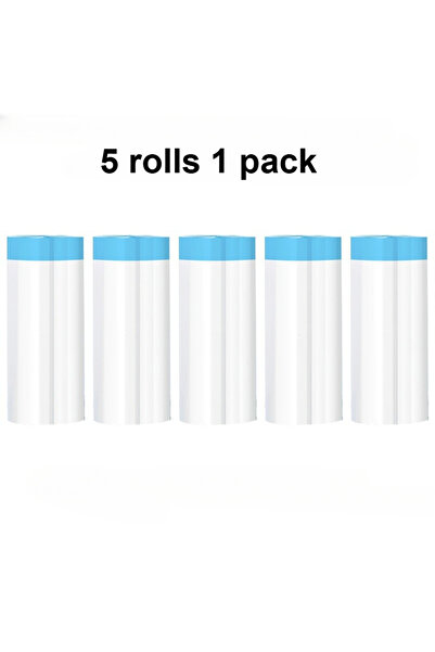 Choice 100 كيس قمامة سميك معطر برباط، مقاس 45×50 سم، 100/200 كيس، للاستخدام م...