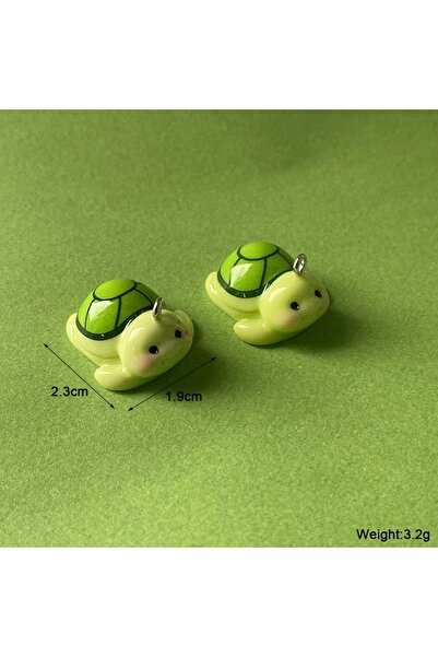 Choice 10pcs mix 10pcs Kawaii 3D Small Turtle Resin Charms Cartoon Animal Pen...