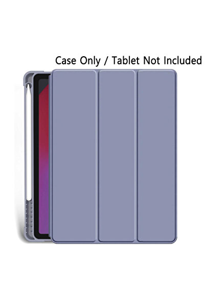 Choice حافظة قلم رصاص بلون لافندر لأجهزة iPad 9.7 و10.2 و10.5 و5 و6 و7 و8 و9 من الجيل Air 1 و2