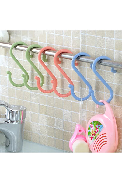 Choice M-4 قطع عشوائية 8 قطع/مجموعة خطافات باب بلاستيكية متعددة الوظائف على ش...