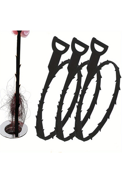 choice2 3 قطع 10/5/3 قطع مزيل انسداد الصرف الصحي، منظف حوض الاستحمام، أداة تس...