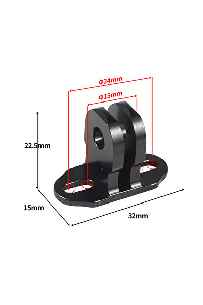 Choice قطعة واحدة من محول حامل ثلاثي القوائم صغير M3 بمسمار بمسافة 15-24 مم، ...