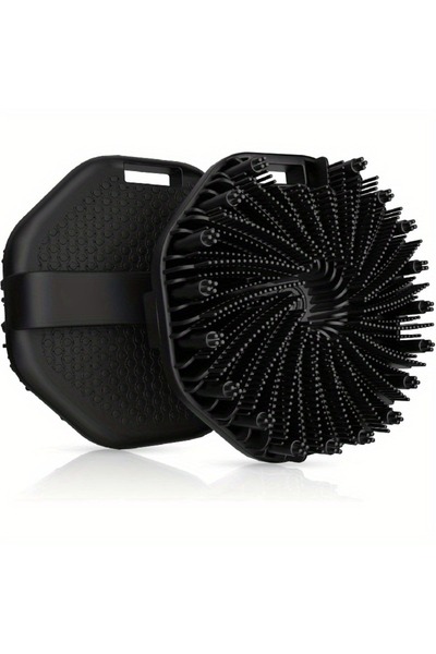 choice2 فرشاة استحمام ناعمة من السيليكون جديدة، قطعة واحدة باللون الأسود، فرش...