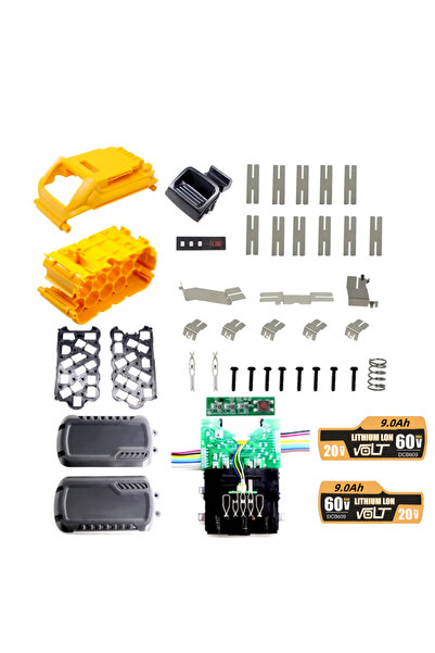 Choice مجموعة واحدة من صندوق البطارية DCB609 15X18650 علبة بلاستيكية للوحة دا...