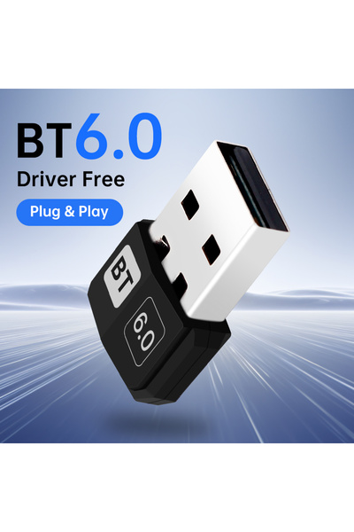 Choice BT6.0 USB Bluetooth 6.0 Dongle BT 6.0 USB Adapter Wireless Audio Receiver Transmitter PC Laptop Mous