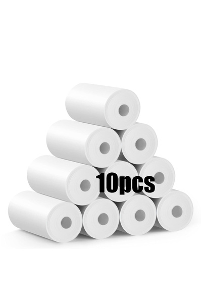Choice 10 قطع 10 لفات 57 × 25 مم ورق حراري أبيض لكاميرا الأطفال طباعة فورية و...
