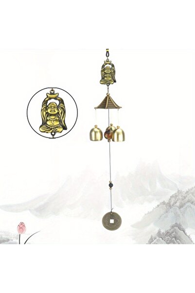 Choice1 بوذا 1 قطعة معدنية عتيقة تنين صيني برونزي جرس الرياح معلق متجر فنغ شو...