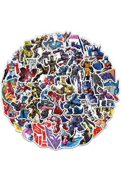 Choice 50 قطعة من ملصقات الجرافيتي الكرتونية الإبداعية أوبتيموس، أغطية هواتف ...