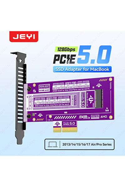 JEYI محول SSD P569 PCIe 5.0 NVMe لجهاز MacBook Air/Pro 2013-2017 يدعم سرعة 12...