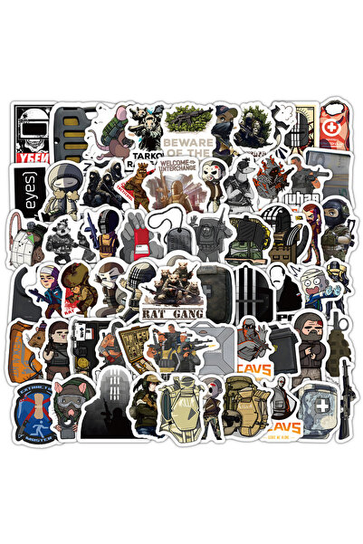 Choice1 100 قطعة 10/30/50/100 قطعة ملصقات لعبة الهروب من تاركوف ملصقات كرتوني...
