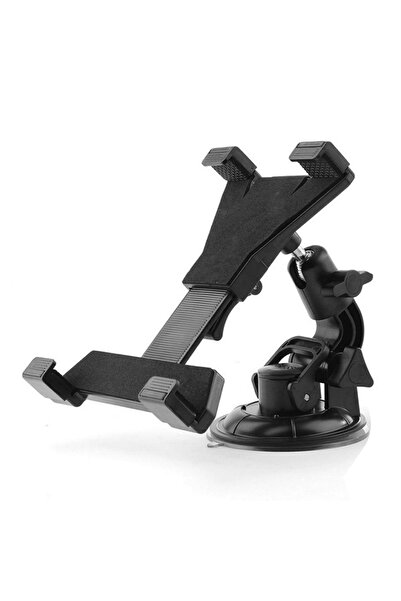 Choice حامل جهاز لوحي للسيارة باللون الأسود مع ذراع طويلة وقاعدة شفط لجهاز iP...