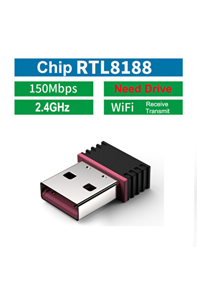 choice2 8188 Chip MINI USB Wifi Bluetooth Adapter 150Mbps 2.4Ghz Antenna Ethe...