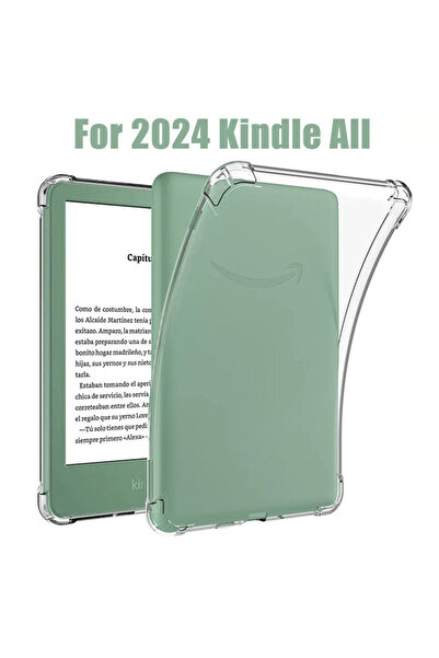 Choice جراب شفاف من السيليكون لجهاز Kindle الجديد كليًا مقاس 6 بوصات (إصدار 2...