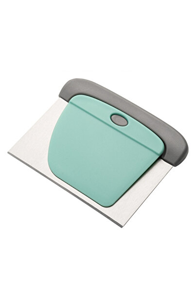 Choice مجموعة 2 في 1 - خضراء، مجموعة مكشطة العجين المصنوعة من الفولاذ المقاوم...