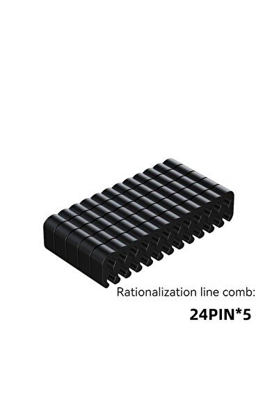 Choice 24px5-Black Teucer Cable Comb Computer Power Supply Module Cable Comb Motherboard 24PIN Cable Organi