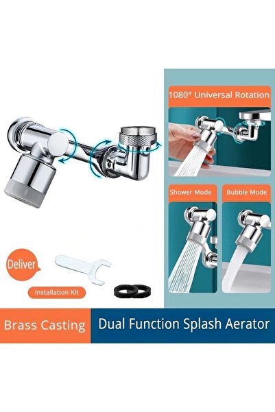 Choice فوهة صنبور مياه معدنية 1440 درجة، موسعات صنبور حوض المطبخ، وضعان، صنبو...