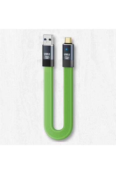 Choice 50cm green Male to Male USB 3.2 Type-A to Type-C Cable 36W Fast Chargi...
