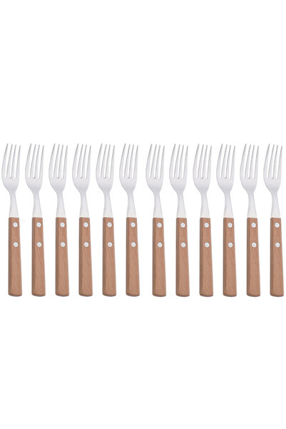 Choice 12 قطعة من أدوات المائدة المصنوعة من الفولاذ المقاوم للصدأ، شوك فضية ا...