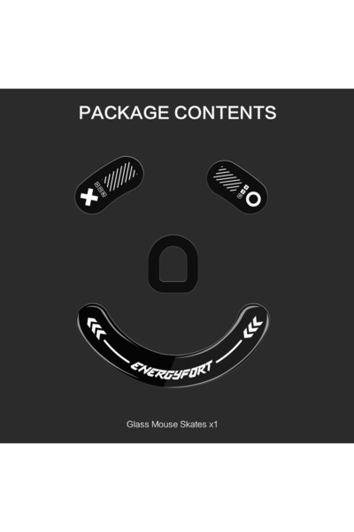 Choice Black Mouse Skates Mouse Feet Mice Feet Smooth Glass Wireless Gaming Mouse feet Replacement for Raze