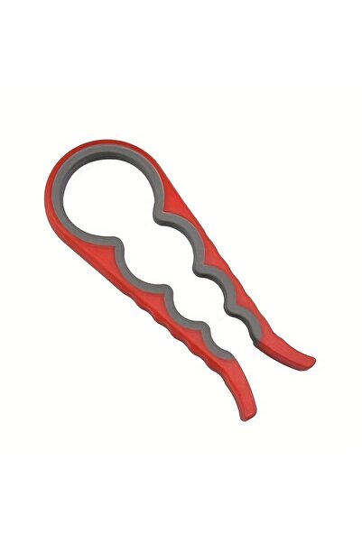 Choice فتاحة علب حمراء سهلة الإمساك ٤ في ١ لكبار السن - أداة مطبخ مناسبة لكبا...