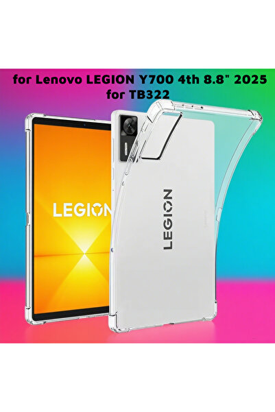 Choice For Y700 4th 2025 Transparent Case For LEGION Y700 4th 2025 Case Silicone Soft TPU Airbag Cover for