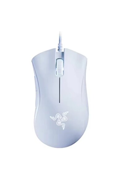 RAZER white DeathAdder Essential Wired Gaming Mouse / Wired Mice 6400DPI 5 Independently Buttons For
