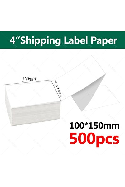 Choice 500 قطعة من ورق الملصقات الحرارية مقاس 4 × 6 بوصة، 500 ورقة/لفة، قوية،...