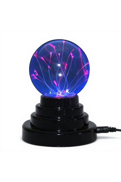 Choice مصباح كرة البلازما السحرية 3 بوصة باللونين الأزرق والأحمر، إضاءة ليلية...