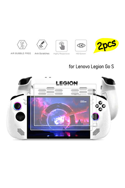 Choice 2P-Legion Go S واقي شاشة من قطعتين لهاتف Legion Go S، مصنوع من الزجاج المقوى الصلب، ومضاد للخدش