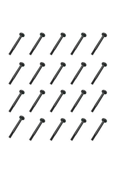 Choice 20PCS Black 20PCS Computer Case Fan Long Screw Radiator PC Fan Screws Computer Cooling Chassis Fan C