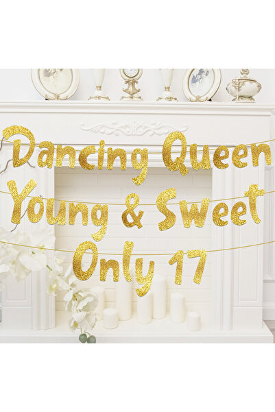 Choice لافتة ذهبية لامعة من مجموعة "ملكة الرقص الصغيرة والجميلة" - زينة حفلات...